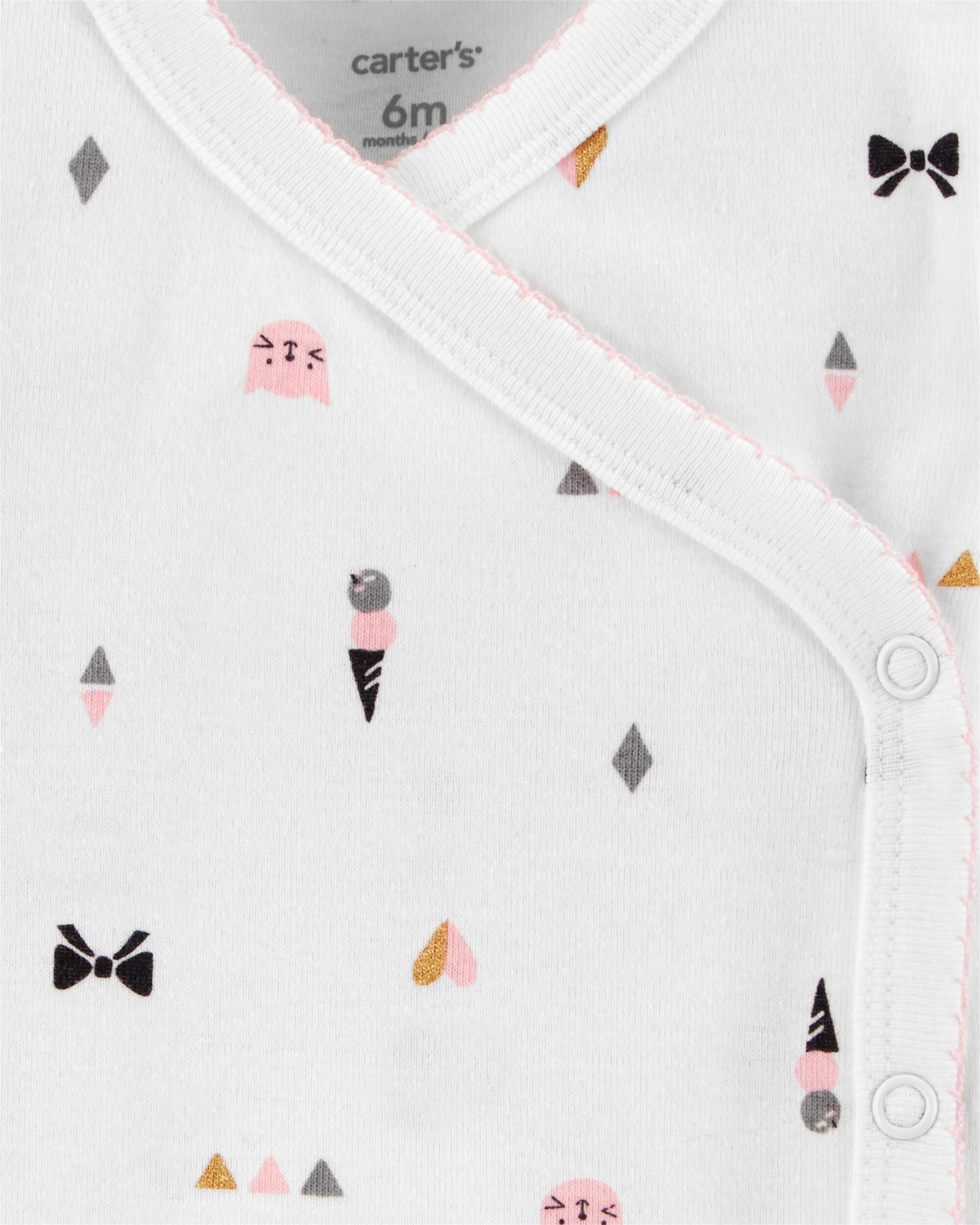 carter's side snap onesies