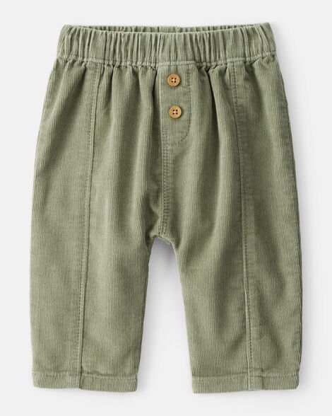 Baby Boy Corduroy Fashion Pants - Green
