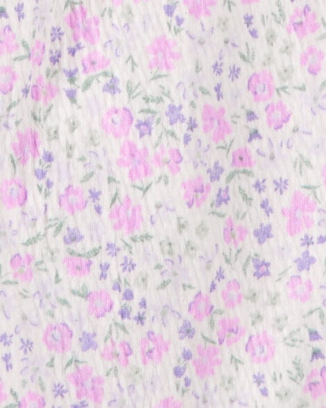  Product image 2 of Baby 2-Piece Floral Jumpsuit & Headwrap - Purple