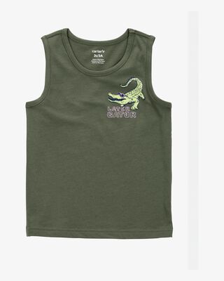 Product image 1 of Baby Alligator Graphic Tank - Green