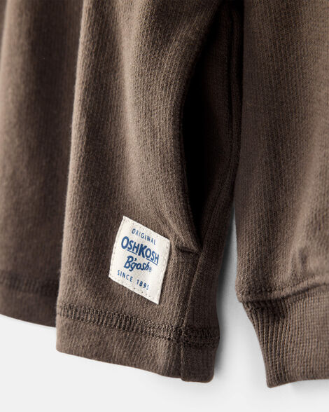 Baby Boy Long-Sleeve Hoodie - Brown