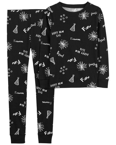 Kid 2-Piece Happy New Year 100% Snug Fit Cotton Pajamas - Carter&rsquo;s 