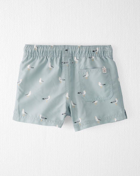  Product image 3 of Toddler Recycled Seagull-Print Swim Trunks