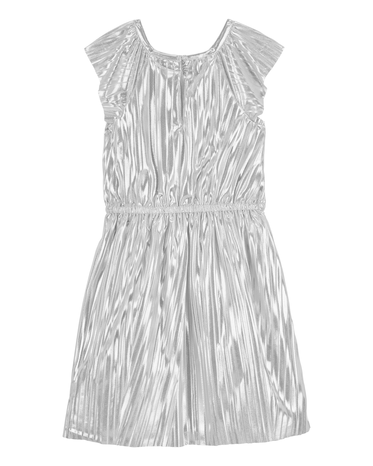 Kid Metallic Pleated Flutter Party Dress - OshKosh B'gosh