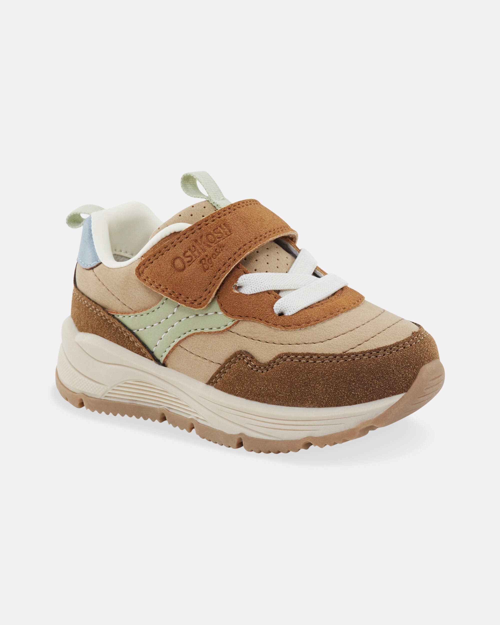 Toddler Boy Athletic Sneakers - Brown