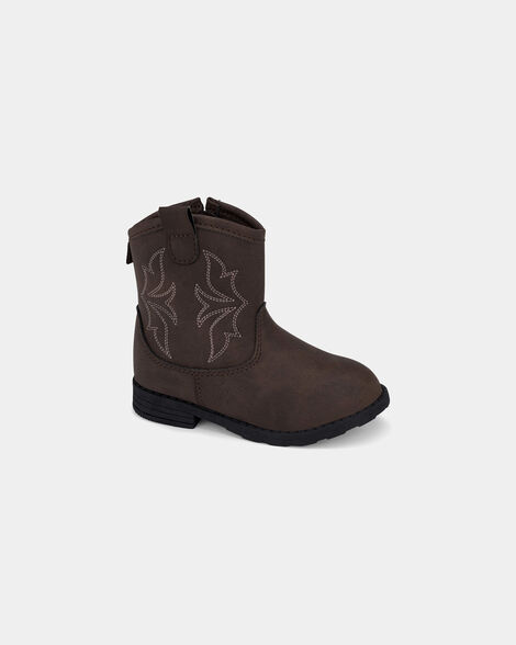 toddler cowboy boots - brown