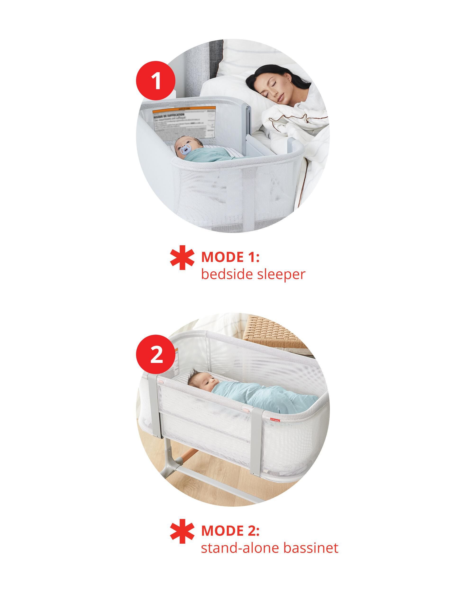 Cozy-Up 2-in-1 Bedside Sleeper & Bassinet - Skip Hop | Carter's
