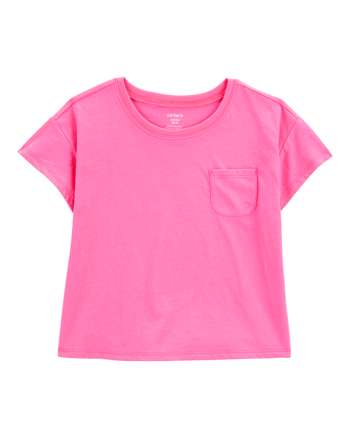 「新商品」に関するプレスリリース Solid Kid Short-Sleeve Carter's | Carter's - Pink - Top Fashion トップス