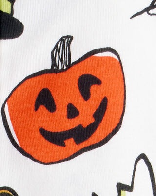 Product image 2 of Baby 1-Piece Halloween 100% Snug Fit Cotton Footie Pajamas - Ivory