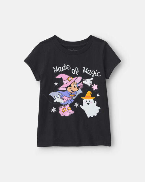 toddler girl disney© halloween graphic tee - black