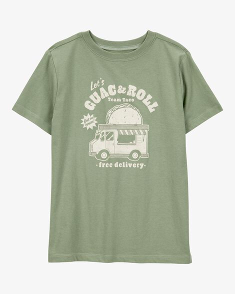 Product image 1 of Boys Guac & Roll Short-Sleeve Graphic Tee - Green