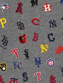 Grey - Baby MLB Baseball Cotton Pants, Selected