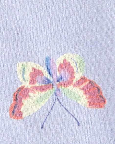  Product image 2 of Baby Butterfly Print Fleece Jacket
