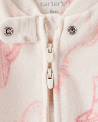 Product image 2 of Baby Girl Cowgirl Print Loose Fit Long-Sleeve Sleep & Play - Cream
