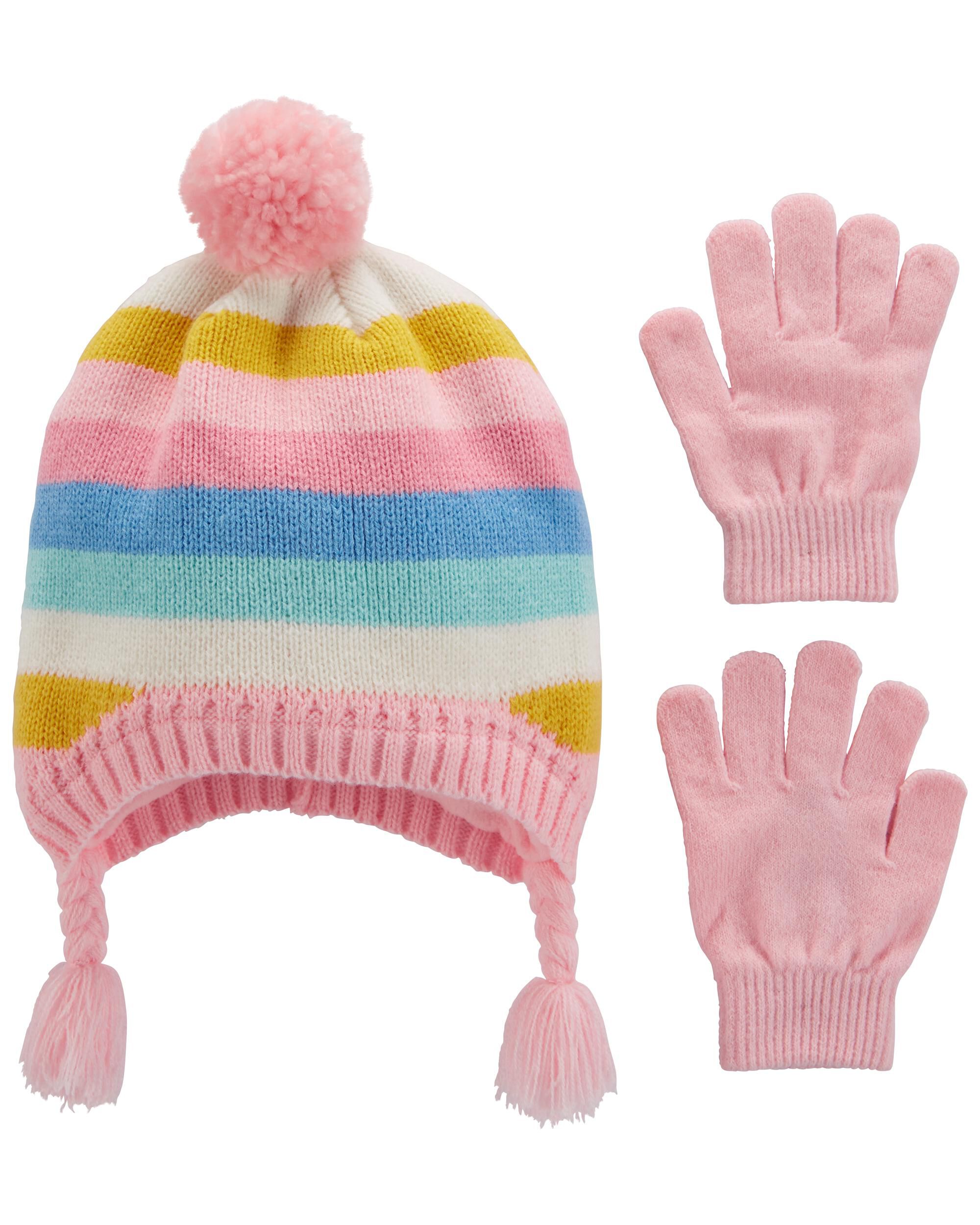 Simple Joys by Carters Baby Hat and Mitten Set