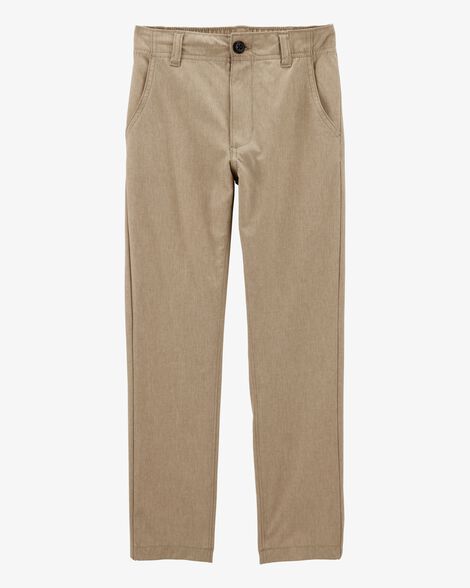  Product image 1 of Kid Poplin Uniform Pull-On Pants - Khaki