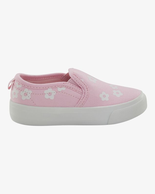 Product image 2 of Toddler Slip-On Floral Sneakers - Pink
