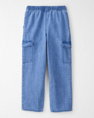 Product image 2 of Kid Organic Cotton Chambray Cargo Pants