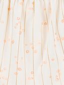 Ivory - Toddler Floral Tiered Dress - Ivory, Selected