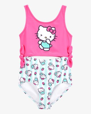 Product image 1 of Kid Hello Kitty® 1-Piece Swimsuit - Pink/Blue