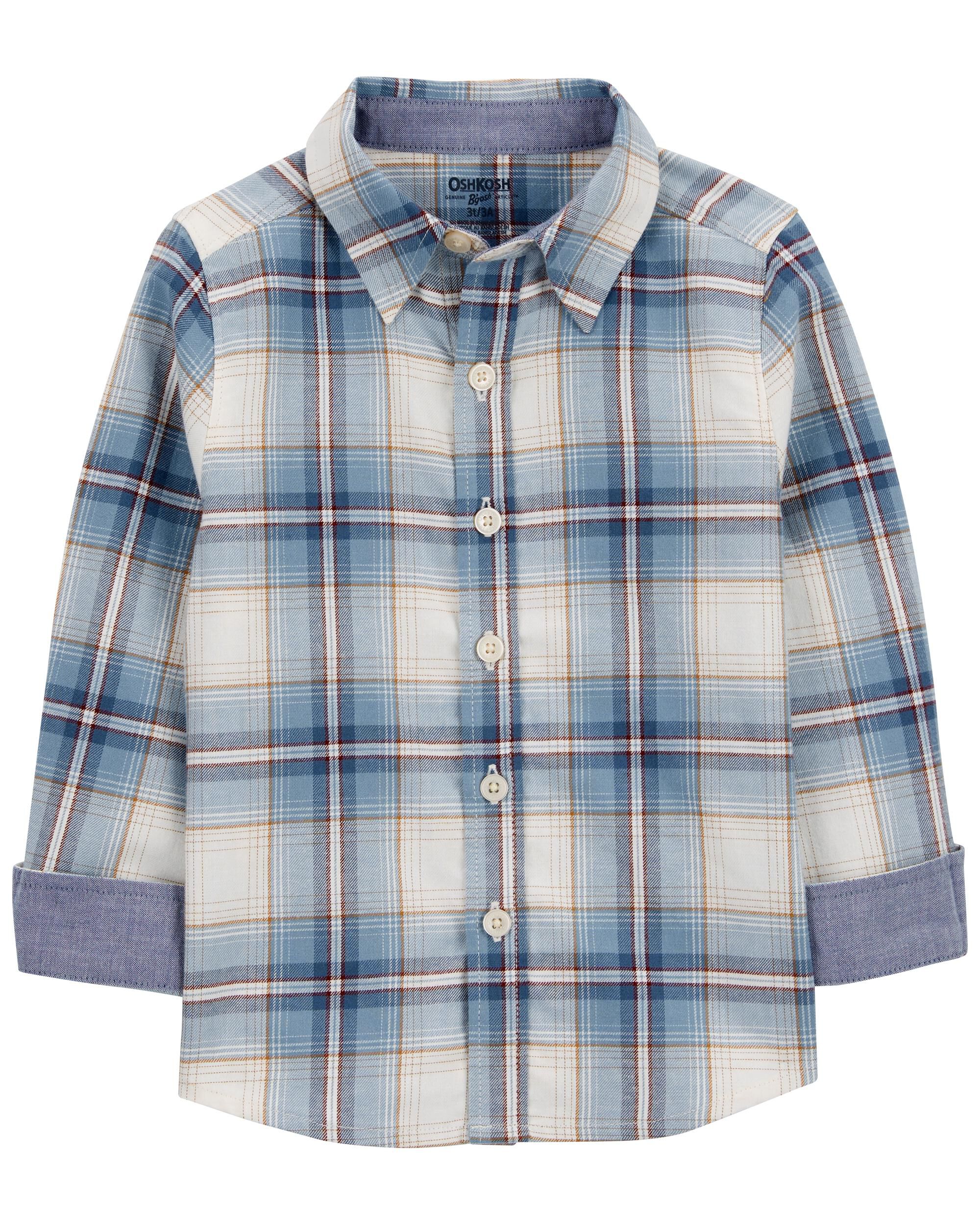 印象のデザイン Toddler Plaid Carter's | OshKosh - Shirt Button-Front トップス