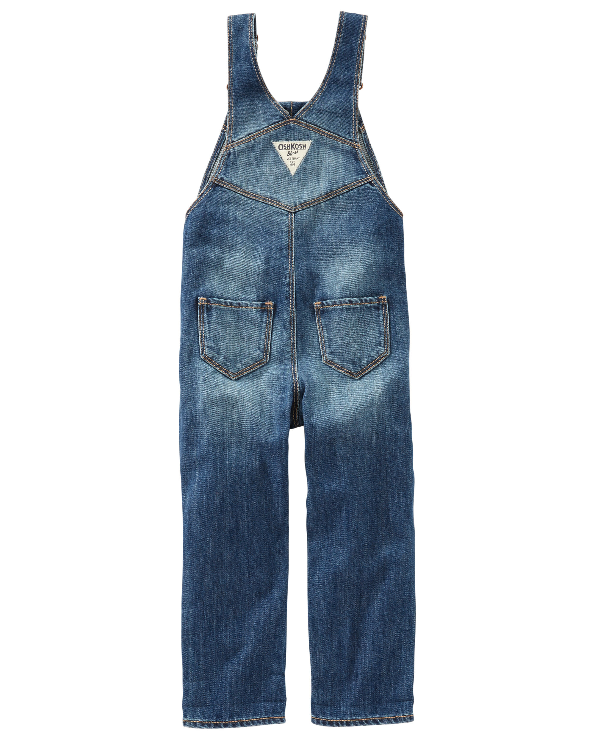 paper heart denim overalls