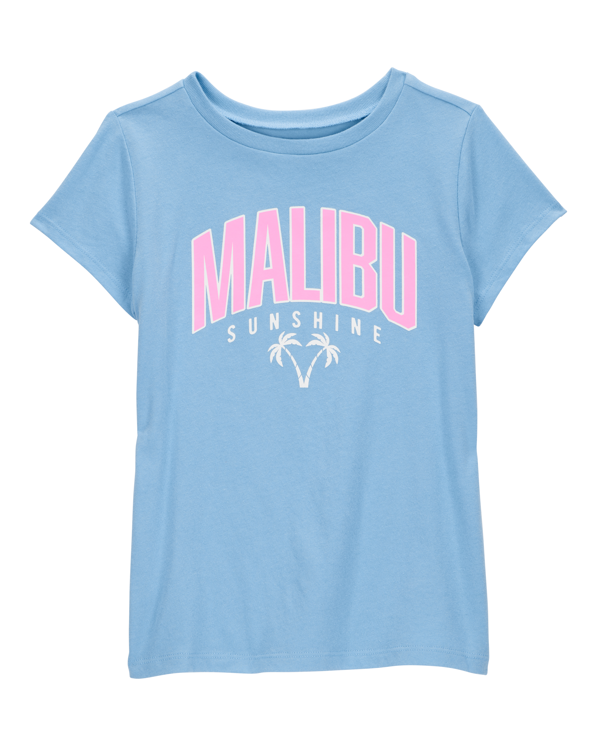 Kid Malibu Sunshine Short-Sleeve Graphic Tee - Blue