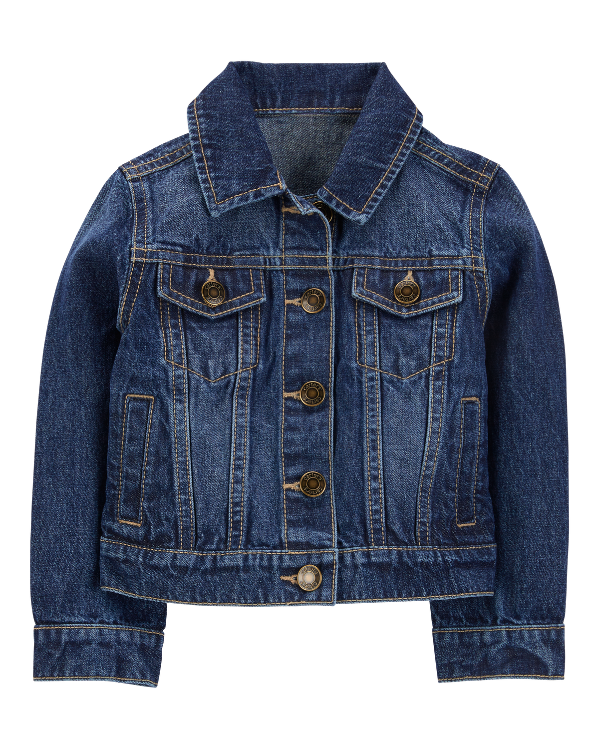 Toddler Basic Denim Jacket - Dark Wash - Carter's | Carter's Toddler Basic Denim Jacket - Dark Wash - Carter's | Carter's