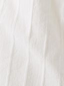 White - Baby Textured Woven Organic Cotton Romper, Selected