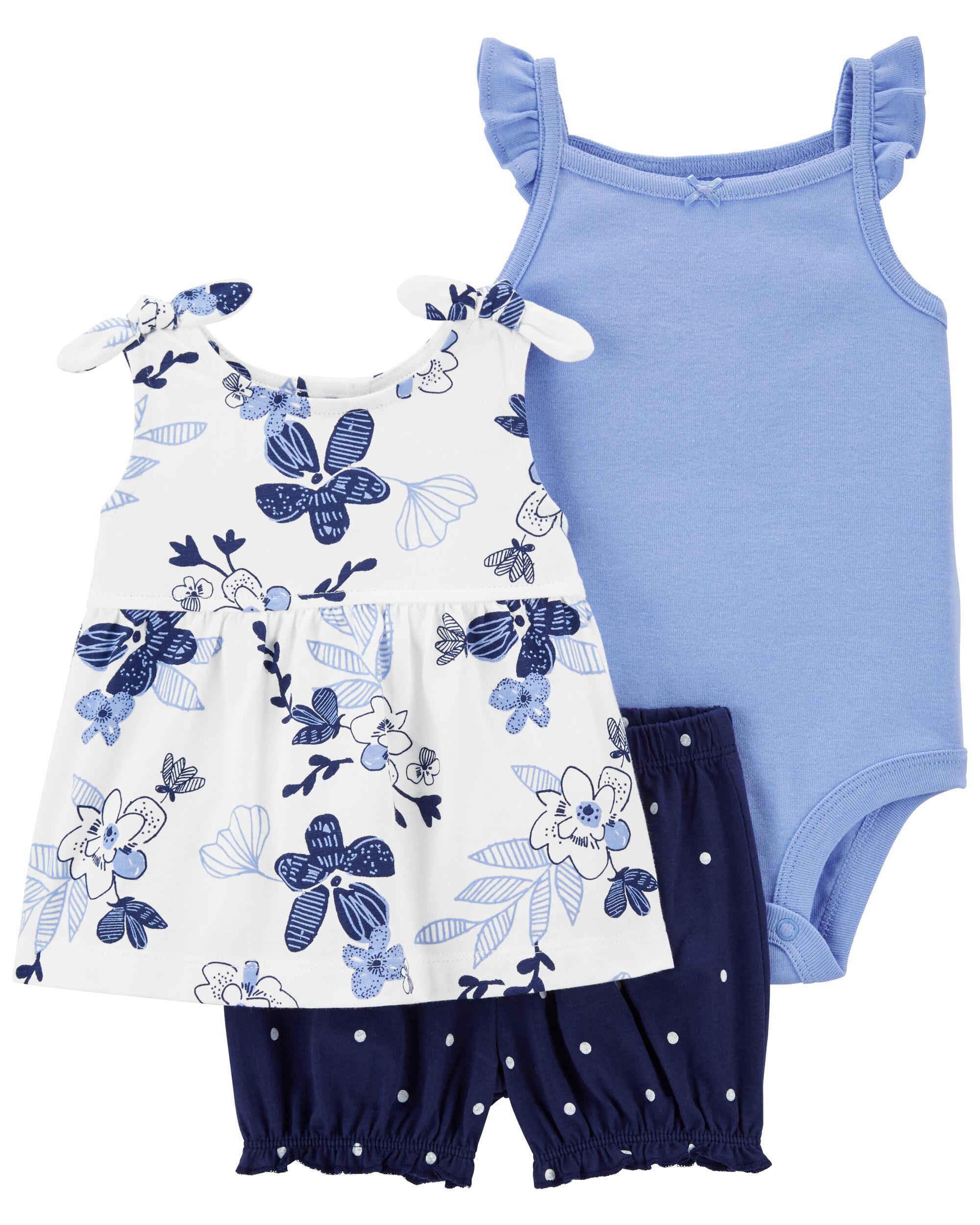 Carters Baby Girls 2 Pc Sets 119g079