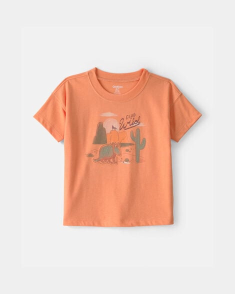 Toddler Boy 'Club Wild' Armadillo Graphic Tee - Orange