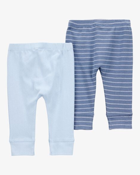 Product image 2 of Baby 2-Pack Pull-On Cotton Pants