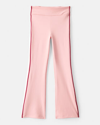 Product image 1 of Girls Knit Flare Active Pants - Pink