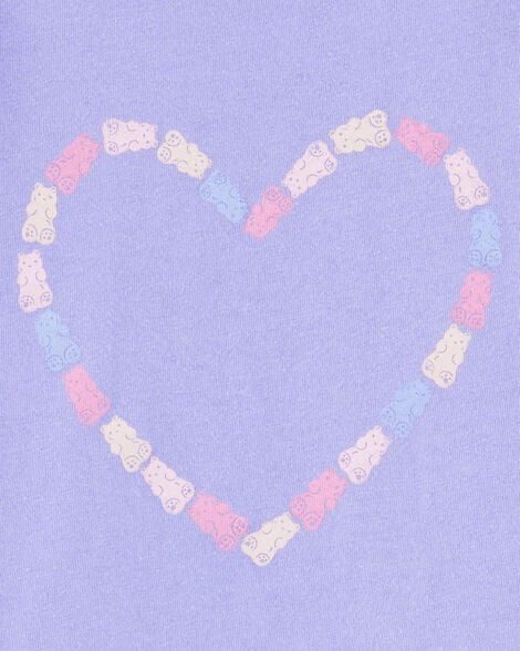 Product image 2 of Toddler Girl Gummy Bear Heart Graphic Tee
