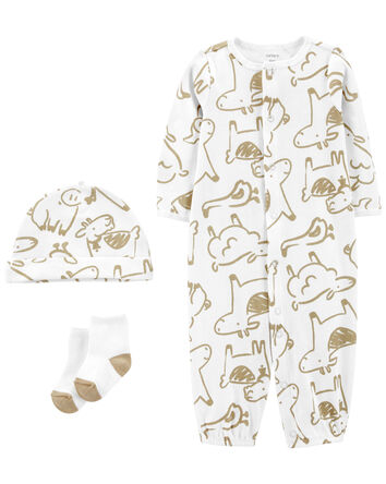 Baby 3-Piece Converter Gown Set