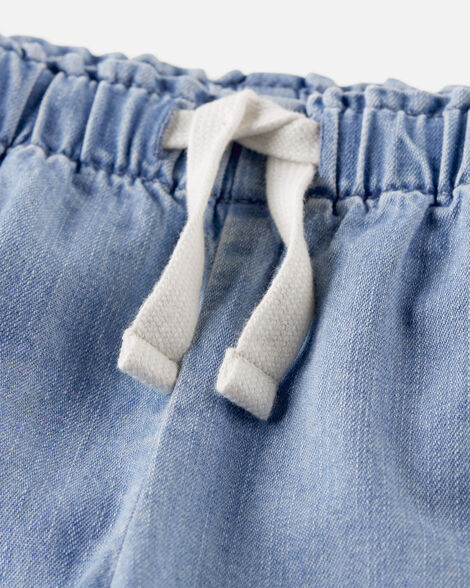 Organic Chambray Suit Pant - Baby