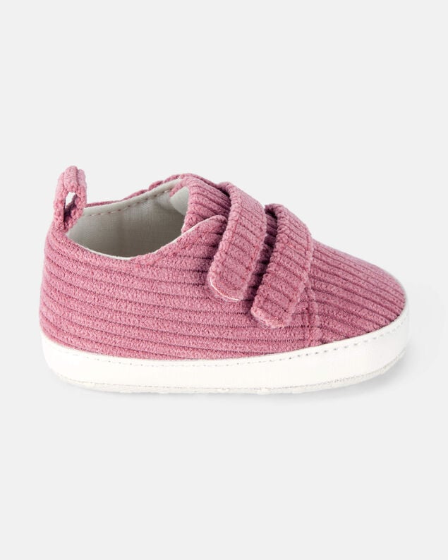 Product image 2 of Baby Girl Corduroy Slip-On Shoes - Pink