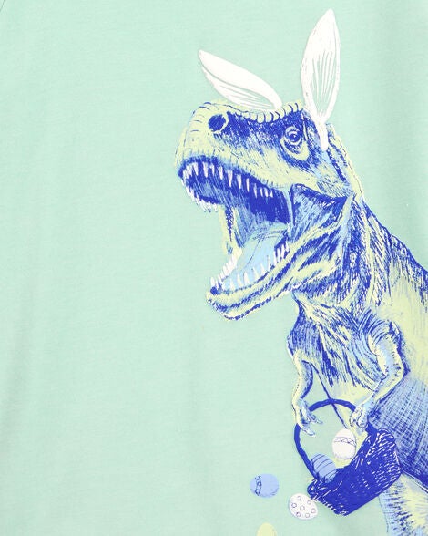  Product image 2 of Kid Dinosaur Short-Sleeve Tee - Green