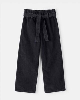 Girls Western Corduroy Flare Pants - Brown