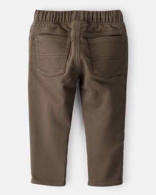 Product image 2 of Baby Boy Cotton Pull-On Fashion Pants - Brown