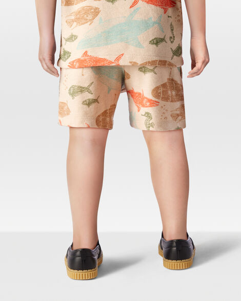  Product image 3 of Toddler Sea Print Pull-On Shorts