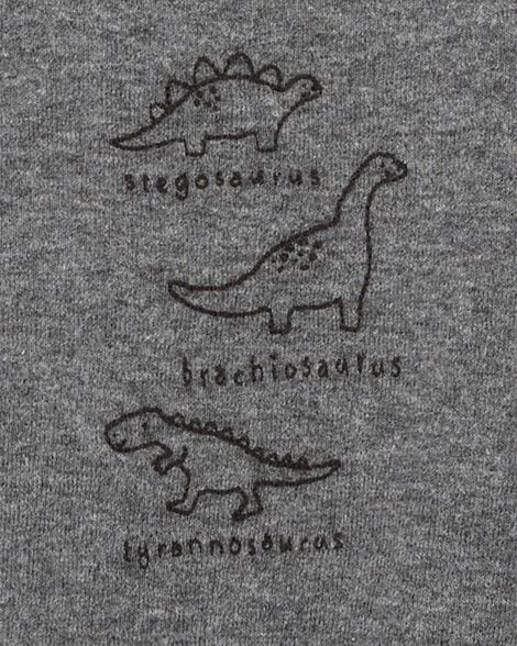 Product image 5 of Baby Boy 5-Pack Striped Dinosaur Short-Sleeve Bodysuits
