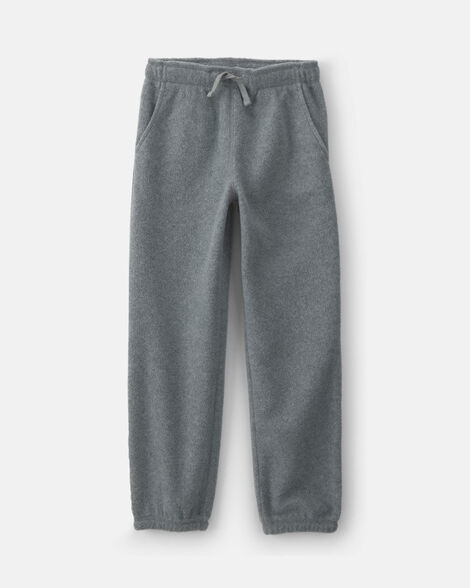 boys fleece joggers - grey