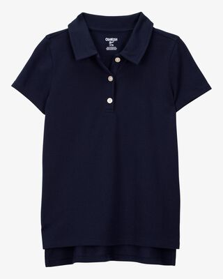 Product image 1 of Kid Pique Uniform Polo Shirt - Navy