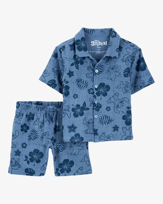 Product image 1 of Toddler Disney© Lilo & Stitch 2-Piece Gauze Outfit Set