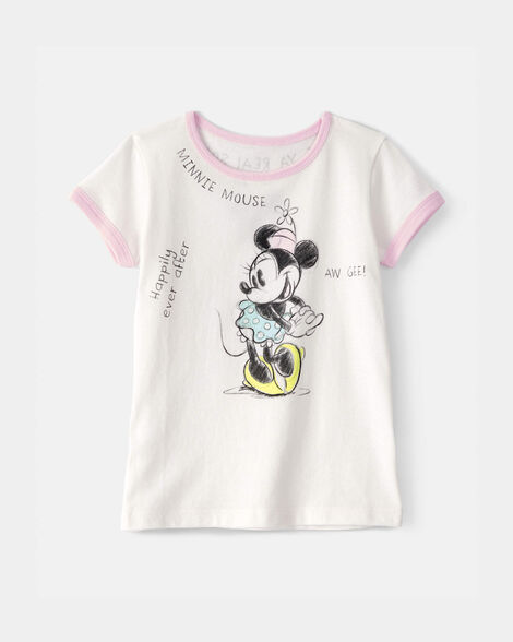 toddler girl disney© minnie mouse graphic tee - white