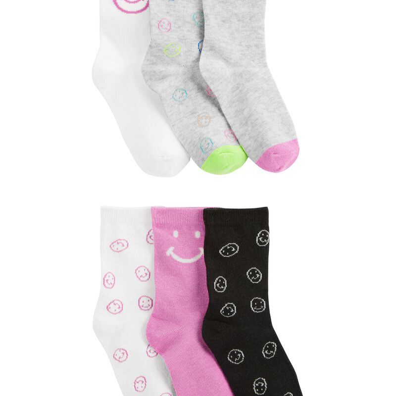 Multi Kid 6Pack Crew Socks