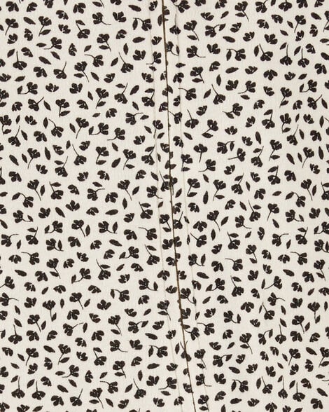  Product image 2 of Baby Floral 2-Way Zip Cotton Sleep & Play Pajamas