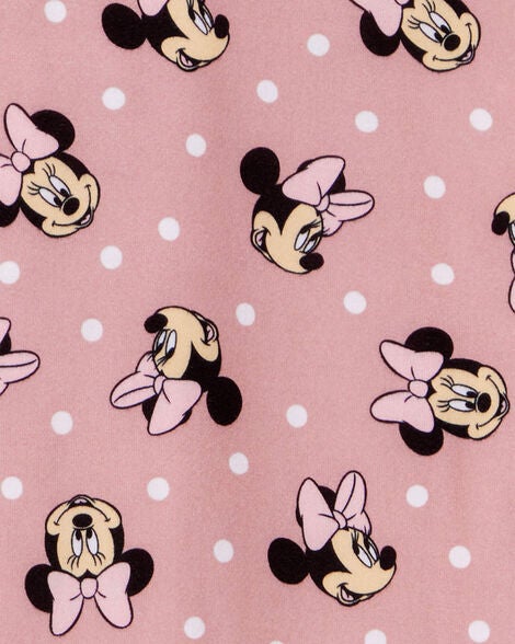  Product image 2 of Kid Disney© Minnie Mouse Coat-Style Loose Fit 2-Piece Pajamas - Pink
