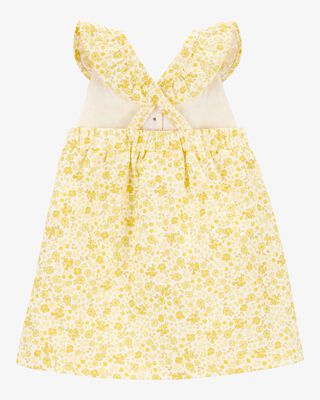 Product image 2 of Baby Floral Flutter Dress -  Yellow